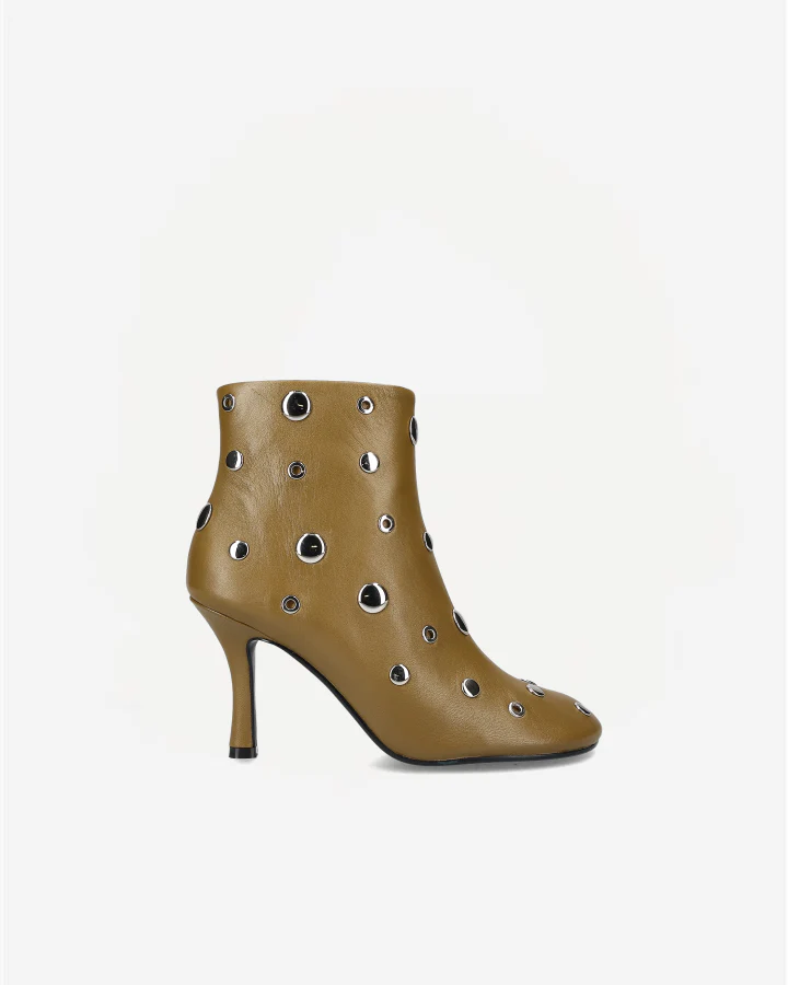 STUDS BOOT 032T84BK | Olive Green