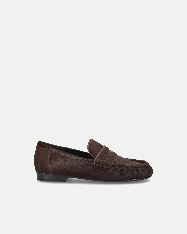 HAIRY LOAFER 661Z90VK | Marron