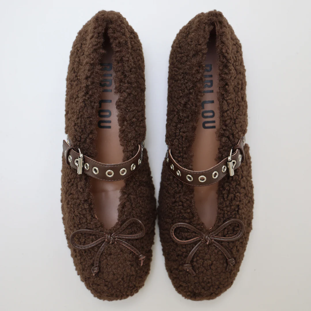 FLUFFY BALLERINA 730Z92VK | Marron - Image 5