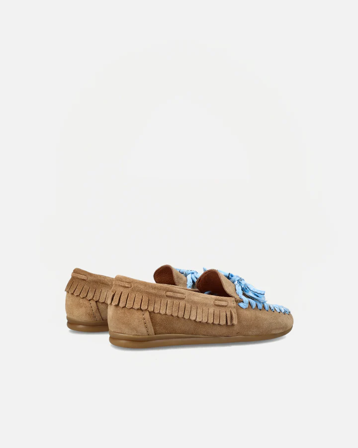 DALMA MOCCASIN | CUOIO/ AZUL - Image 4