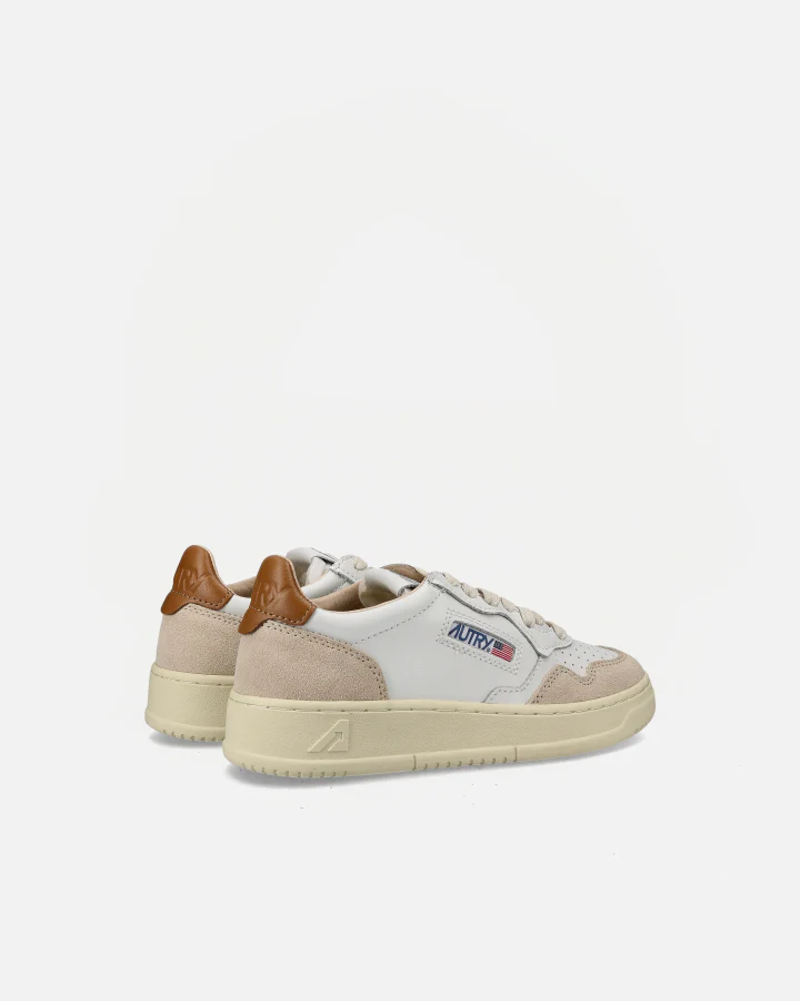 LOW SNEAKER 80's LS02 | Suede White/Brown Sugar - Image 4
