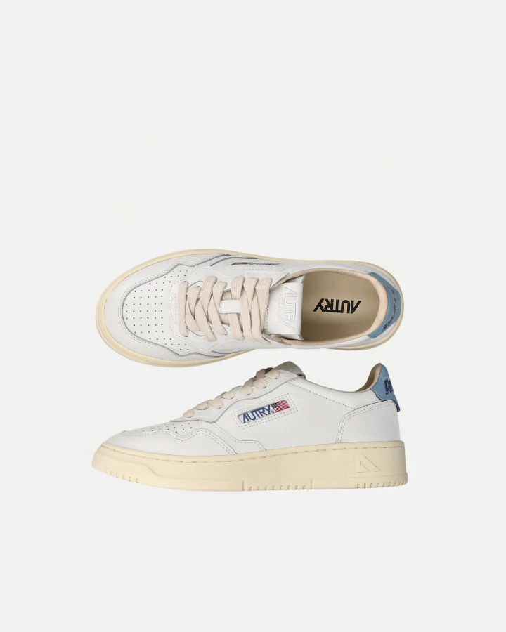 LOW SNEAKER 80's | White/ Blue - Image 3